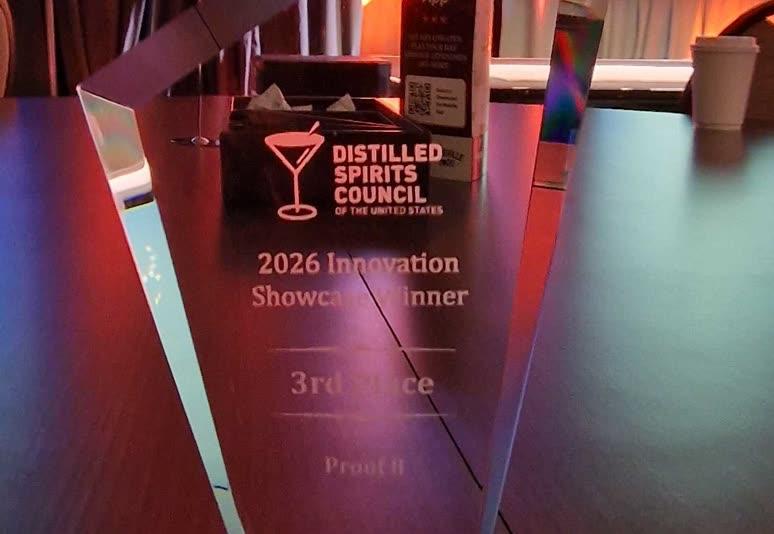 Proof 8 DISCUS Innovation Showcase award